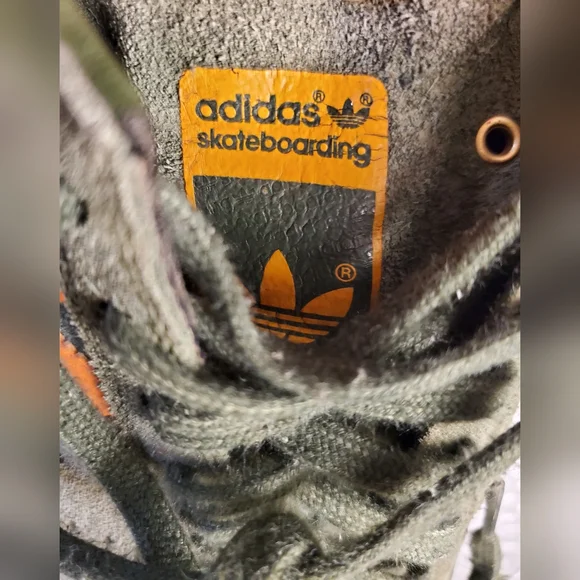 Adidas Men's Inmotile Skateboarding Olive / Orange Miami Hurricanes Sneakers - Picture 7 of 11